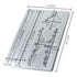 Silicone Vintage Clock & Mixed Borders Mould