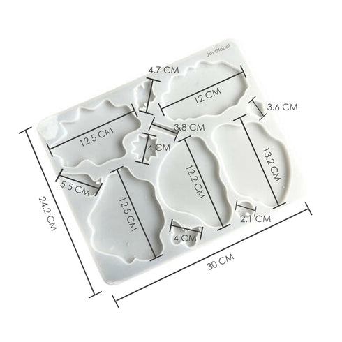 Silicone Coaster Resin Mould