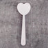 White Wooden Heart Shape Hammer - Set of 5 Pieces