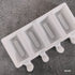 Silicone Ice Cream Popsicle Mould - 4 Cavity