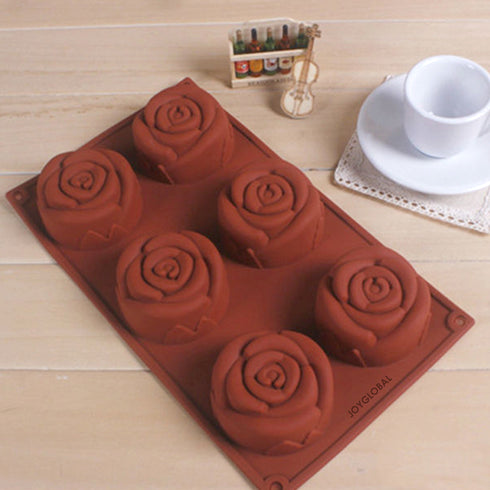 Silicone Rose Mould - 100 Grams