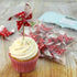 JoyGlobal Pinwheel Windmill Cake Toppers (Pack of 11)