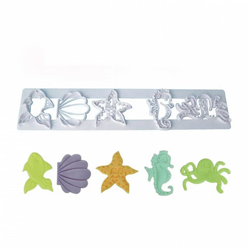 Marine Animals Fondant Cutters & Embossers