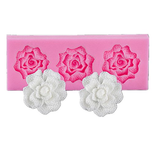 JoyGlobal silicone rose 3d mold