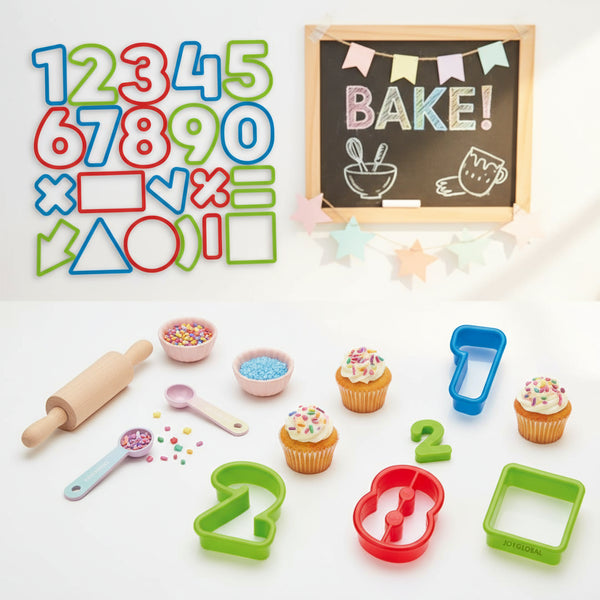 Numbers & Symbols Pull Press Bakeware Cutters (Number 0-9)