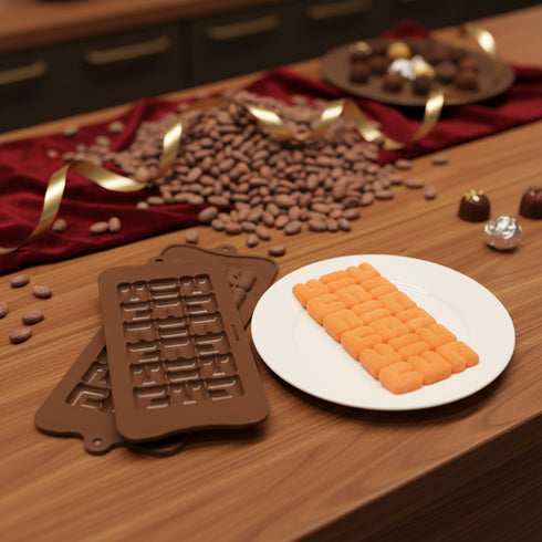 Silicone Designer Chocolate Bar Mould - 100 Grams