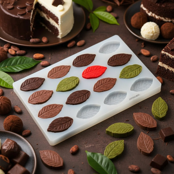 Silicone Leaf Chocolate Garnishing Mould