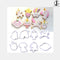 JoyGlobal 8 Pieces Set Unicorn Cookie Cutter