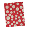 Polka Dot Aluminum Chocolate Wrappers - RED