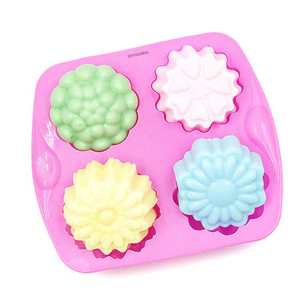 Multi Flowers Silicone Mould - 75 Grams