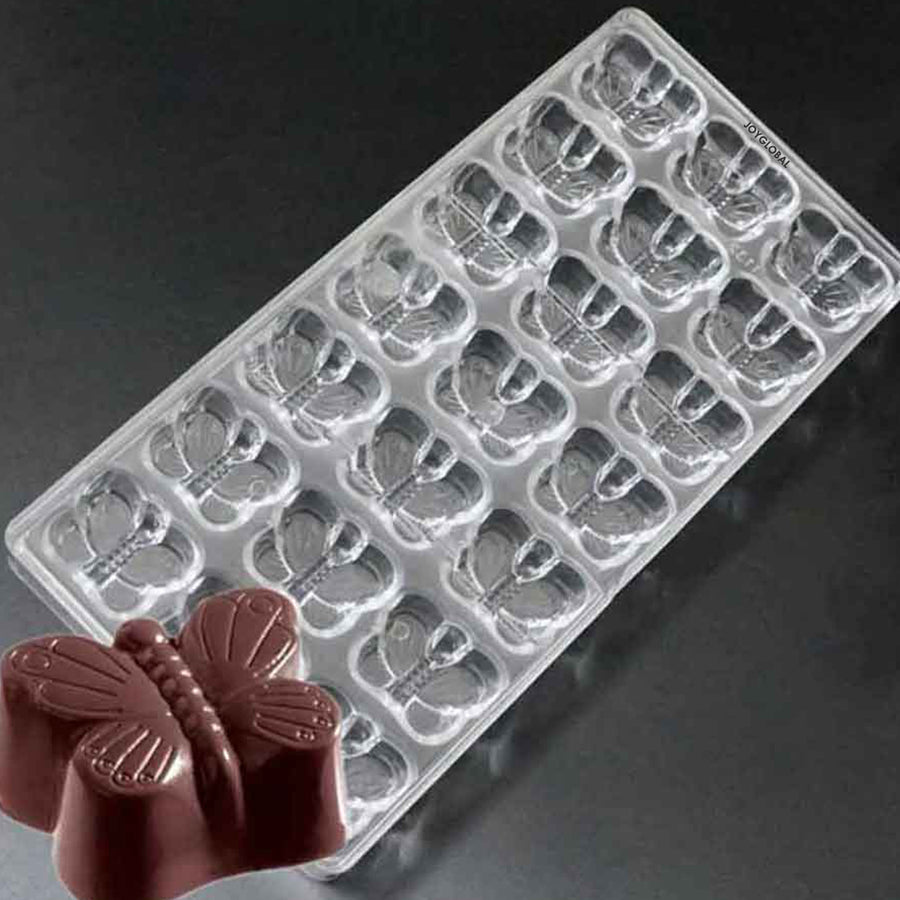Polycarbonate Butterfly Shape Mould - 21 Cavity