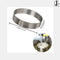 Round Stainless Steel Cake Ring Diameter: 8 Inch Depth: 2 Inch