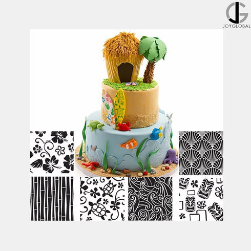 JoyGlobal 6 Different Sheet Hawaiian Texture Mat