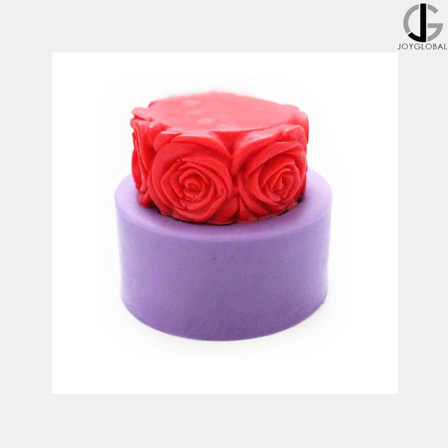 JoyGlobal 3D Rose Silicone Mould - 50 grams - JoyGlobal