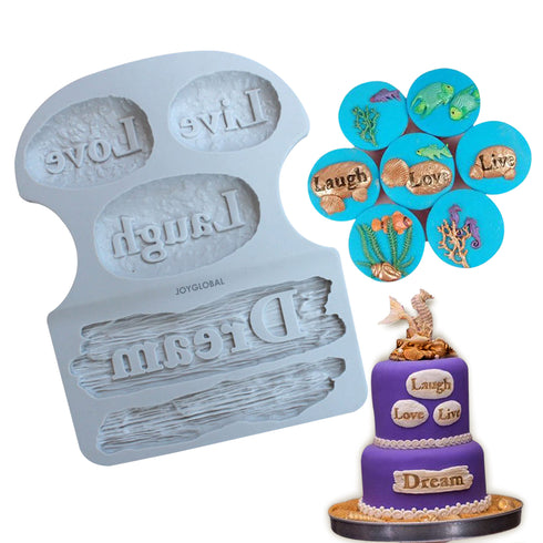 Silicone Love Live Laugh Dream Mould