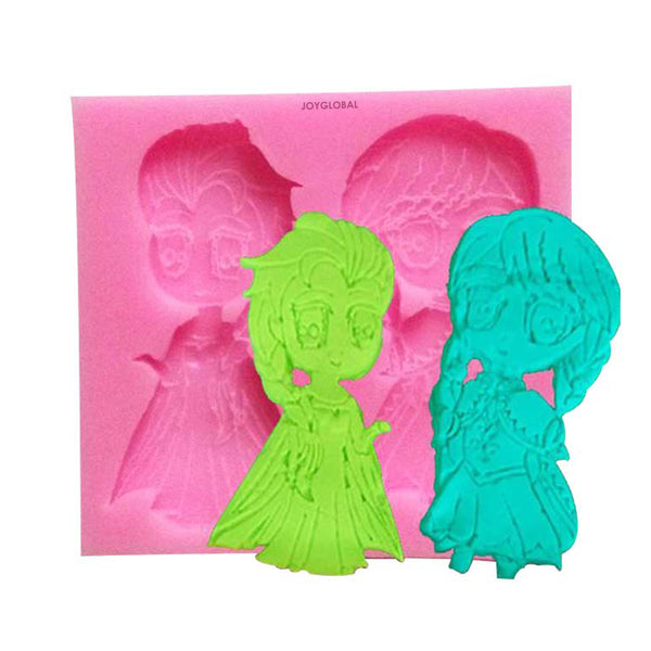 Silicone Princess Beautiful Girl Mould