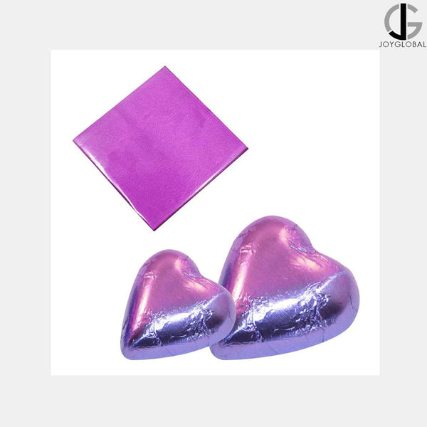 Aluminum Chocolate Wrappers - Mauve
