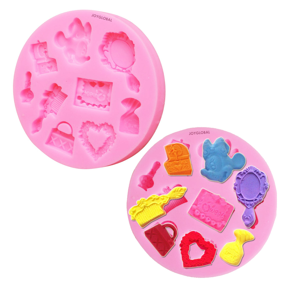 Designer Logos Flevible Plastic Mold Set ~ 3pc – Magical Molds