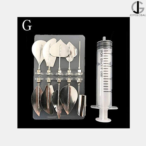 JoyGlobal Jelly Tools Syringe Nozzle Set of 10 Pattern G