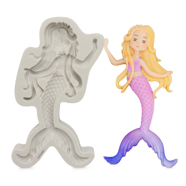 Silicone Mermaid Girl Mould