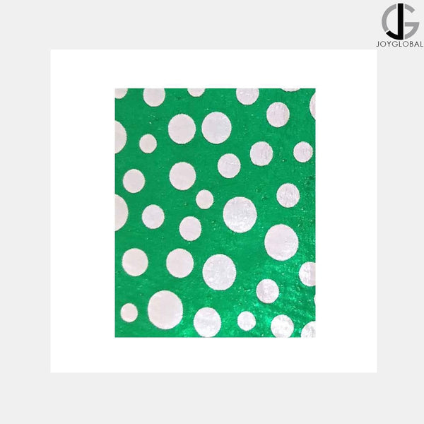 Green Polka dot Aluminum Chocolate Wrapper