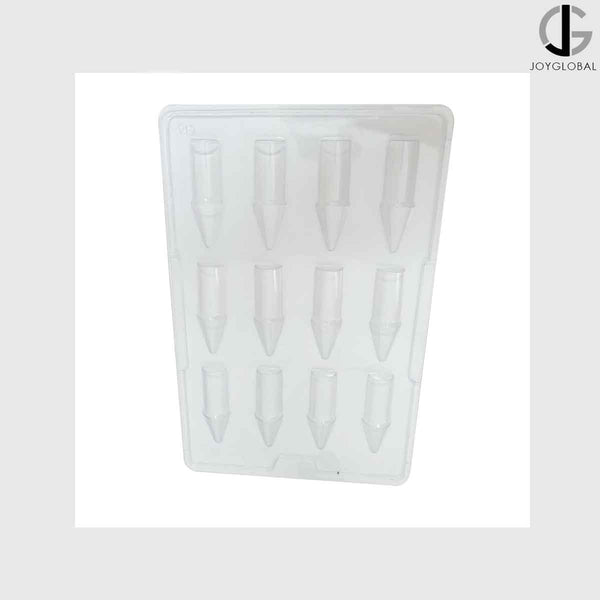 JoyGlobal 12-Cavity Happy Diwali Rocket Shape PVC Chocolate Mould,