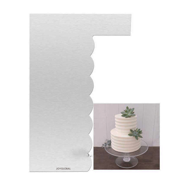 Flower Scalloped Shape Cake Scraper