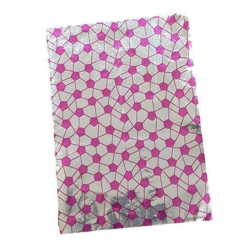 Football Pattern Chocolate Wrappers - Pink
