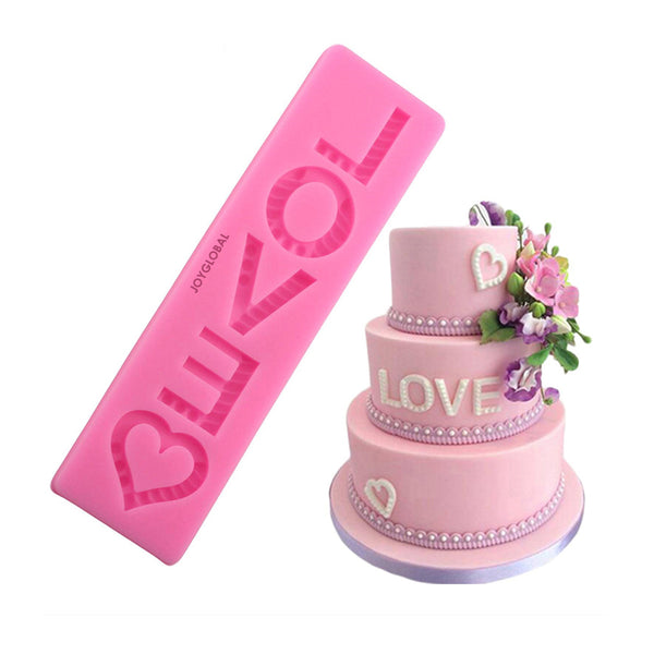 Silicone Love With Heart Mould