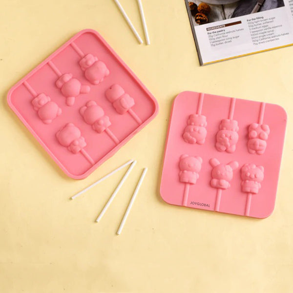 Silicone Kitty Cake Pop Mould