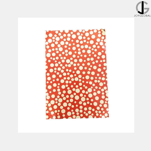Golden Dots Chocolate Wrappers - Red