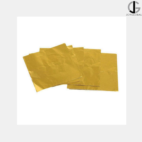 Aluminum Golden Chocolate Wrappers