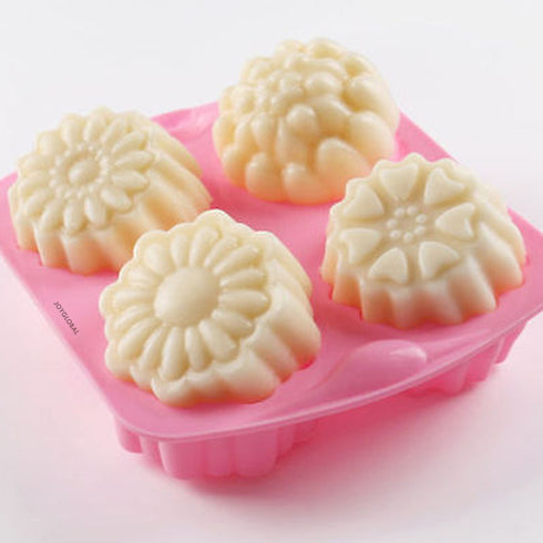 Multi Flowers Silicone Mould - 75 Grams