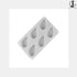 Silicone 6 Cavity Leaf Mould - 90 Grams