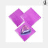 Aluminum Chocolate Wrappers - Mauve