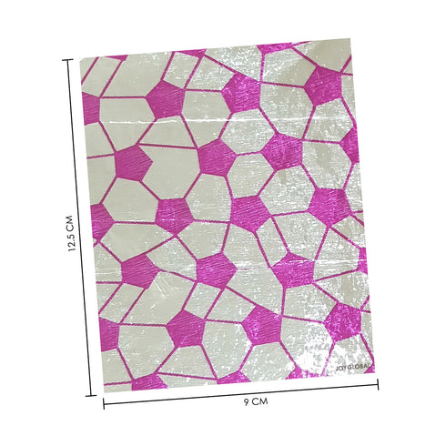 Football Pattern Chocolate Wrappers - Pink