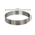 Round Shape Stainless Steel Cake Ring Diameter: 10 Inch Depth: 2 Inch