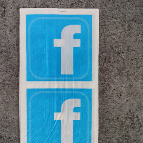 Facebook Social Media Paper Napkins