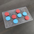 JoyGlobal 12 Cavity Poker Chips PVC Chocolate Mould