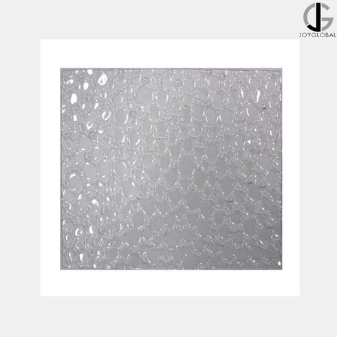 Brick Oval and Cobblestone Pattern Texture Mat