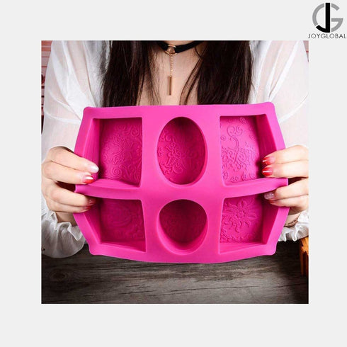 Oval & Rectangle Silicone Mould - 100 Grams