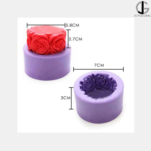 Silicone 3D Rose Mould - 50 Grams