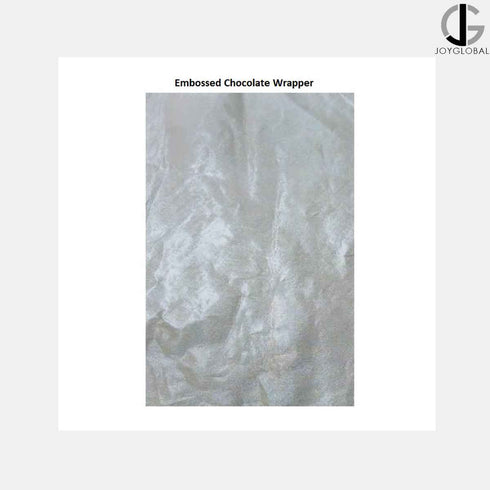 Embossed Chocolate Wrappers - Silver