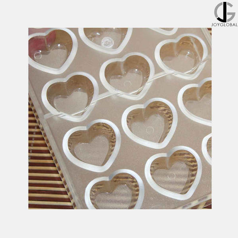 Polycarbonate Heart Shaped Mould - 12 Grams