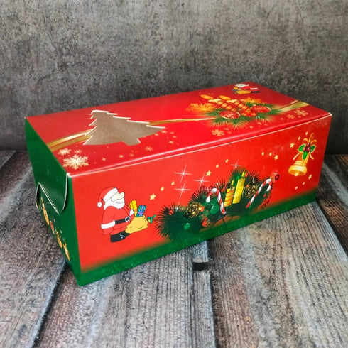 Christmas Loaf Cake Box - Pack of 10 Pieces