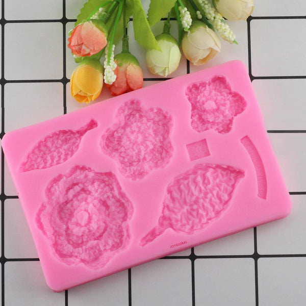 Silicone Flower Leaf Texture Mould