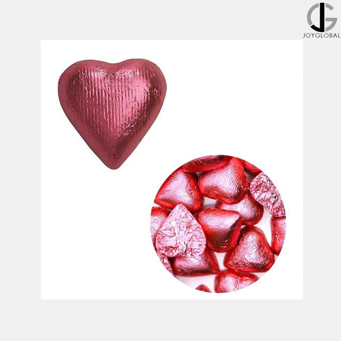 Aluminum Chocolate Wrappers - Rose Pink