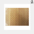Brick Oval and Cobblestone Pattern Texture Mat