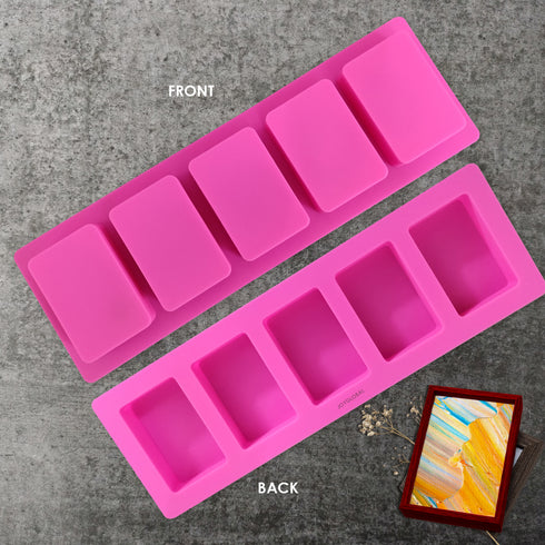 Silicone Rectangle Mould - 60 Grams