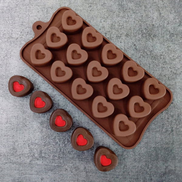 Silicone Heart Chocolate Mould